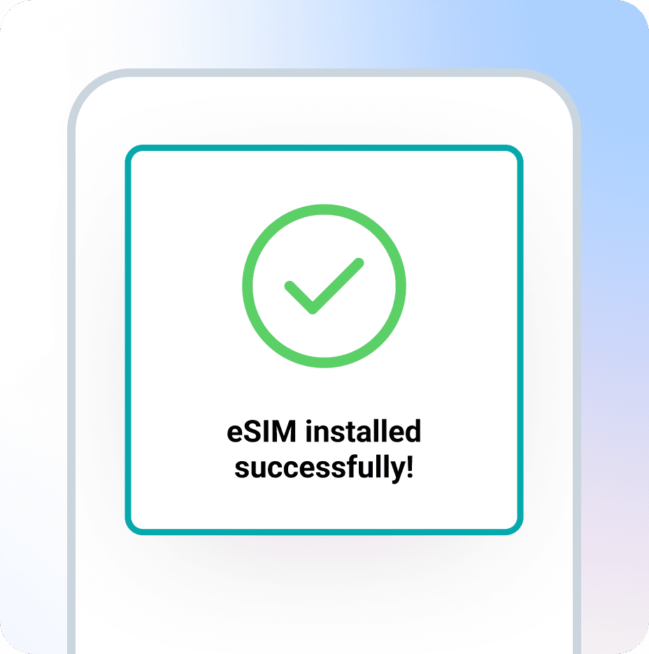Install your eSIM